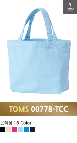 톰스 TOMS (N 00778-TCC) 캔버스 에코백(370g)