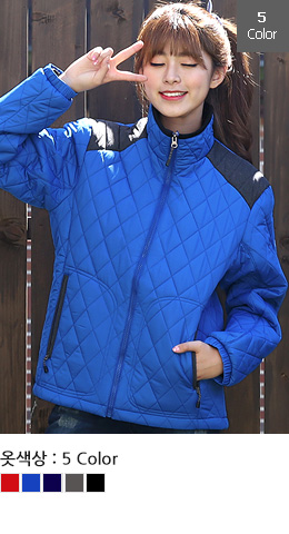 저데니아 퀼팅패딩 자켓